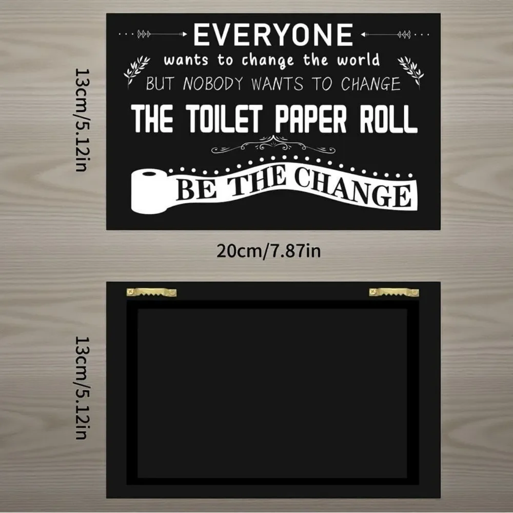 Nobody wants to change the toilet paper roll! I know you can relate!